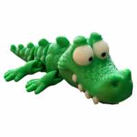 Croko le Crocodile Decontracte - figurine miniature 5cm avec regle graduee